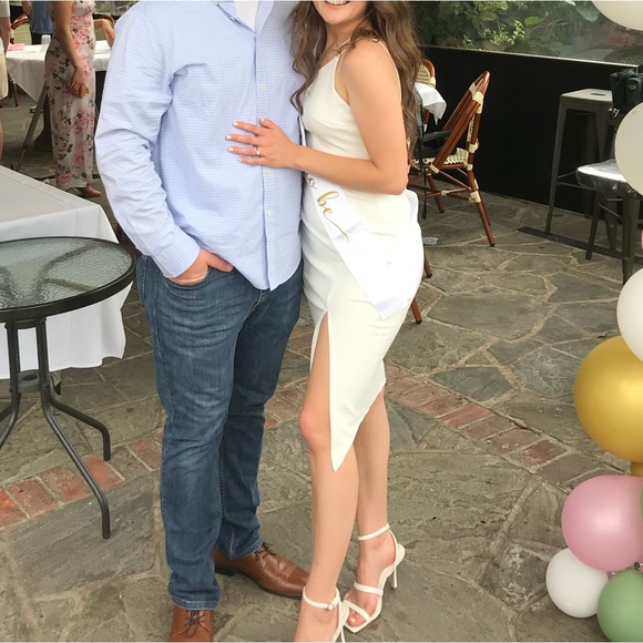 WORN ONCE ‼️ White Midi Dress - Picture 4 of 7